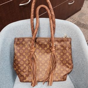 Vintage Boho Louis Vuitton Tote